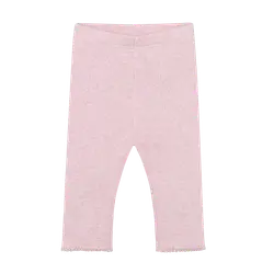 Leggings Melange Rib - Bleached Mauve Melange | Kläder - Underdelar - Leggings | BabyMode