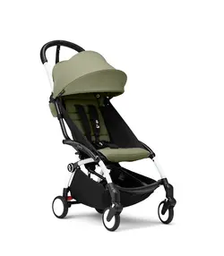 YOYO³ Resevagn - White/Olive | Barnvagnar | BabyMode