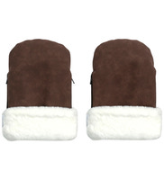 Østerbro handvärmare - Chocolate Brown Faux Suede