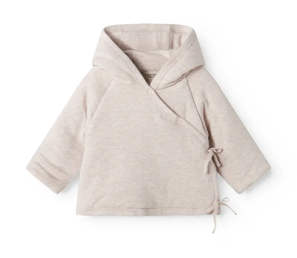 Omlottjacka Jules - Light Beige Melange - 80/86 | Barnkläder - Ytterplagg - Vår/Höstjackor | BabyMode
