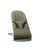 Babysitter Bliss Vävd Bladmönstrad Quilt - Mörkgrön