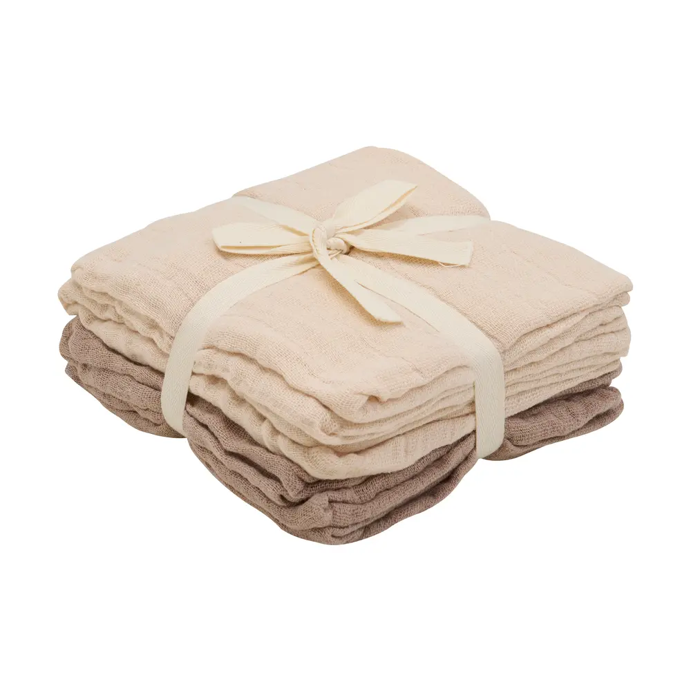 Pippi Muslinfilt 4-pack - Nomad - 65X65 CM | Barnrum - Textilier - Muslinfiltar | BabyMode