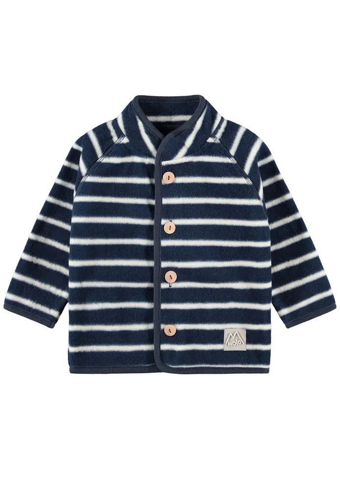 Molo Uli Fleece Jacka - Infinity Stripe - 92