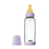 Nappflaska Glas Baby Latex Medium Slow Flow - Violet Sky