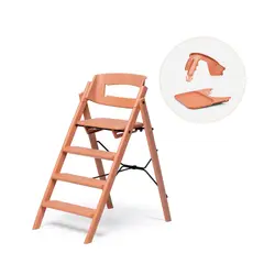 Klapp matstol i återvunnen plast inkl. bygel och bricka - Terracotta pink | Baby & Barn | BabyMode