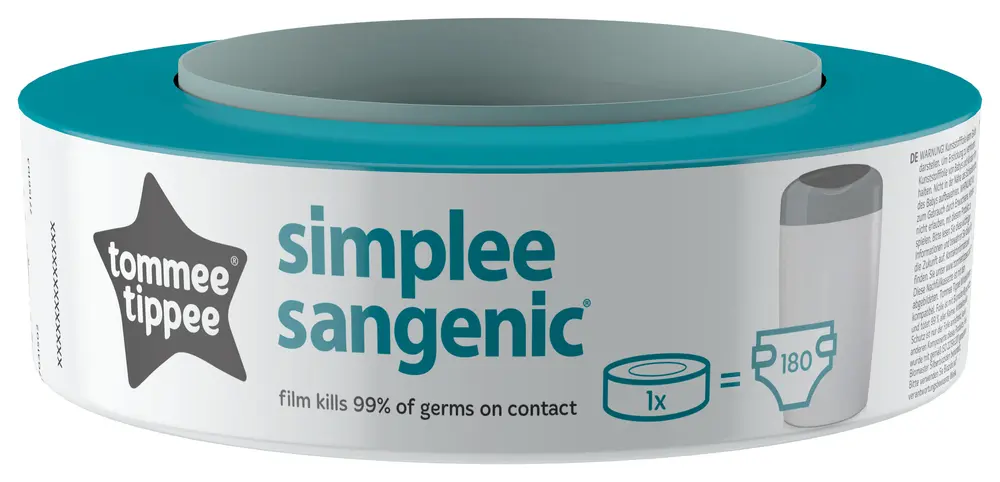 Tommee Tippee Simplee Sangenic Refill Blöjpåse 1 st | Baby & Barn - Sköta | BabyMode