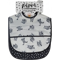 Haklappar 2-pack Pippi Cirkus