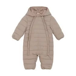 Fodrad Overall med Quilt - Mocha Meringue | Kläder - Ytterplagg - Barnvagnsoveraller | BabyMode