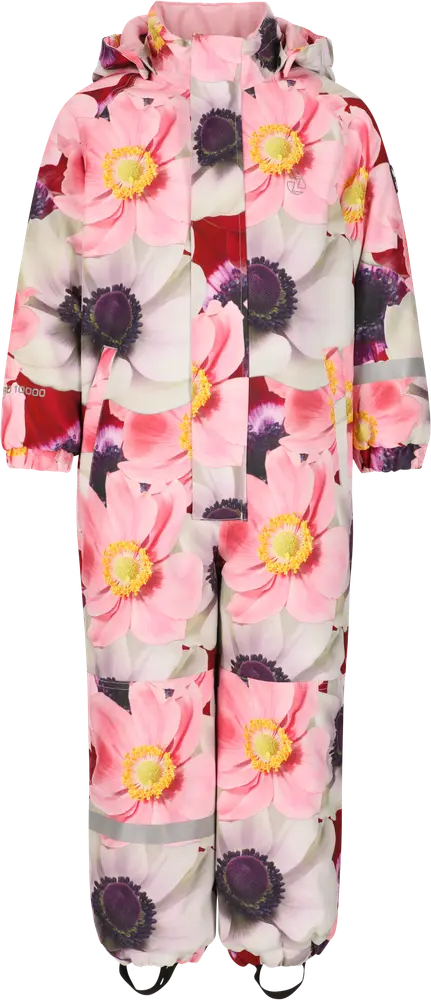 Zig Zag Vinteroverall Tower Printet W-PRO 10000 - Pink Lady - 110-116