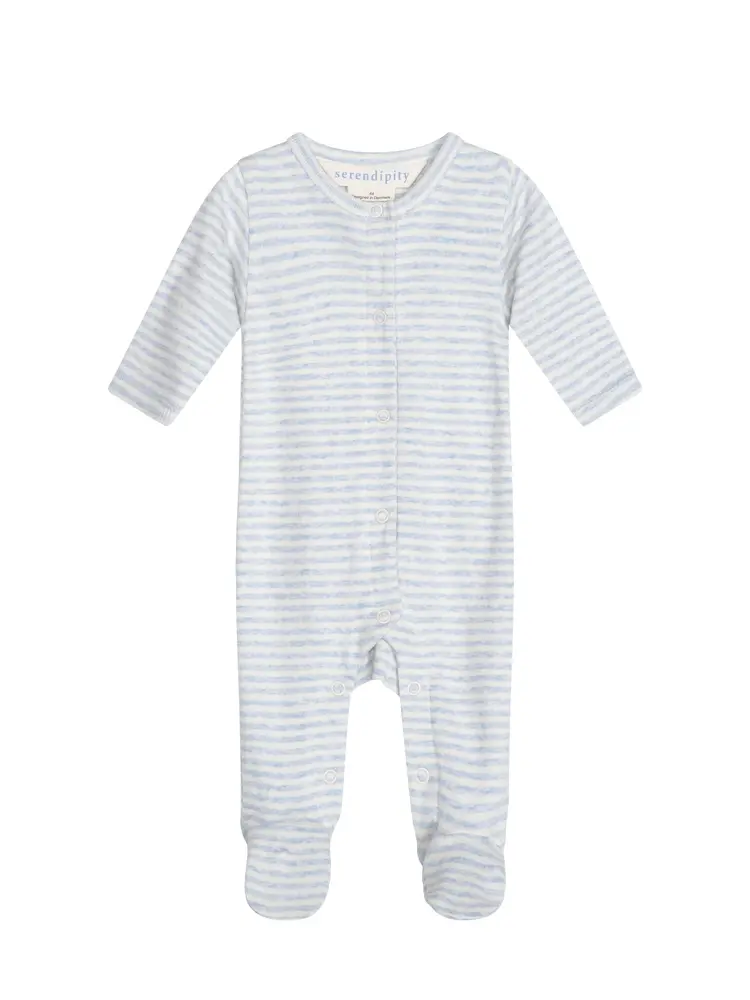Nyfödd drakt - Ljusblå - 62CM | Barnkläder - Bodys & overaller - Jumpsuit med fot | BabyMode