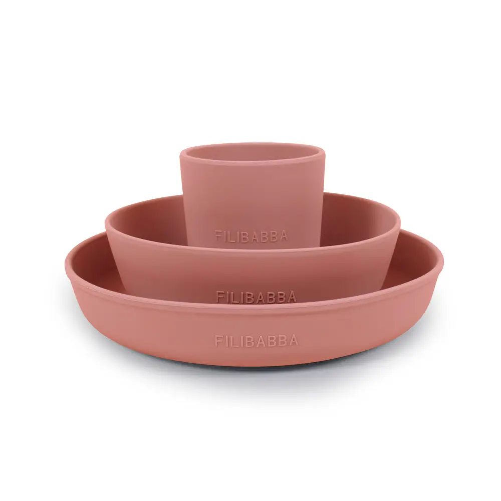 Silikonmatset - Rose | Baby & Barn - Äta - Barnserviser | BabyMode