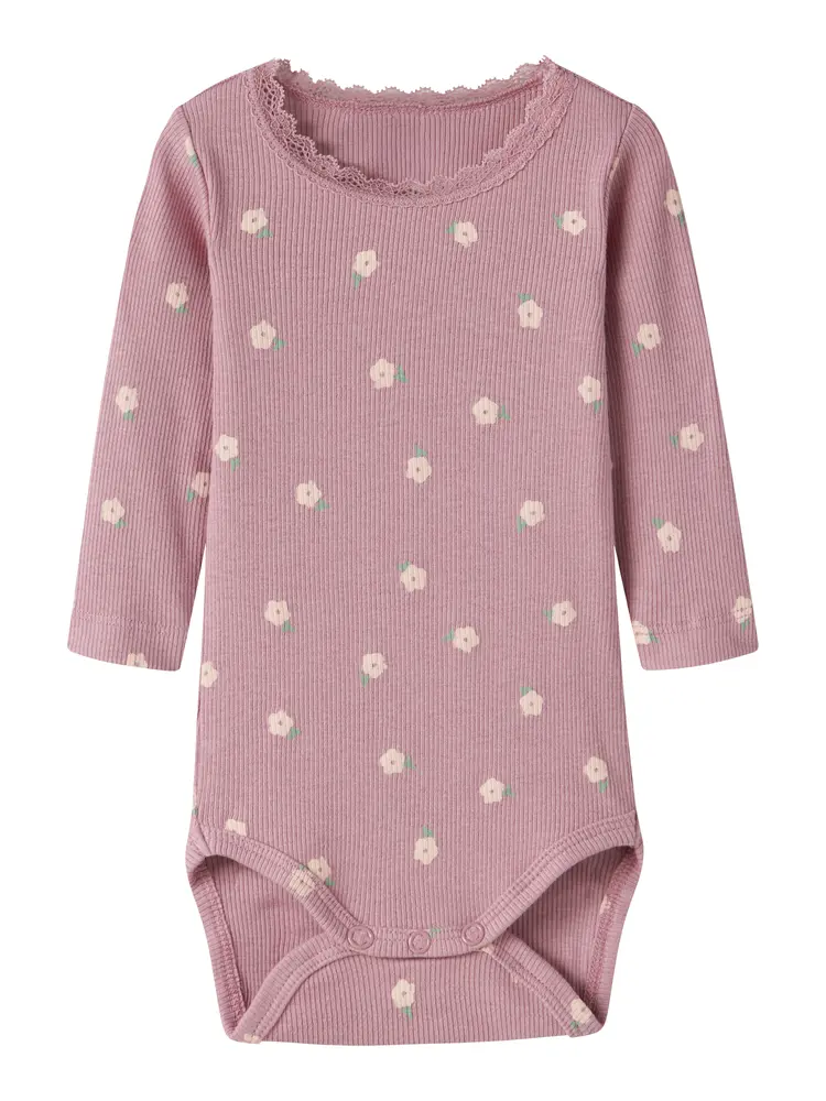 Name It Laurel Långärmad Body - Lilas - 62