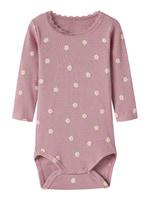 Name It Laurel Långärmad Body - Lilas