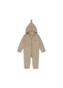 Mattou Overall - Light Brown | Kläder - Ull - Ulloveraller | BabyMode