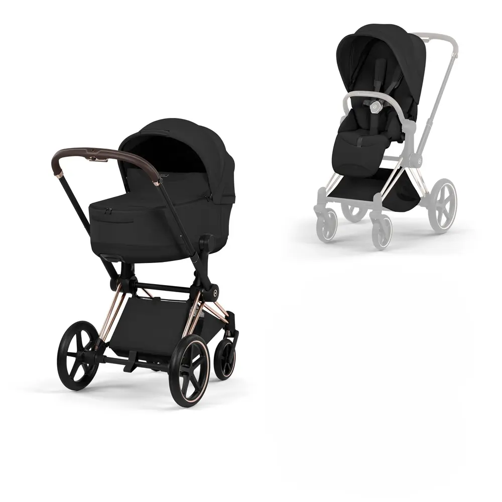 Cybex Priam Style Sittvagn - Peach Pink/Rosegold