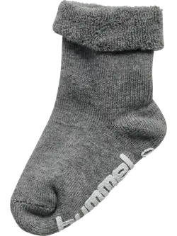 Strumpor Non Slip - Grey Melange | Kläder - Strumpor & strumpbyxor - Halkfria strumpor | BabyMode