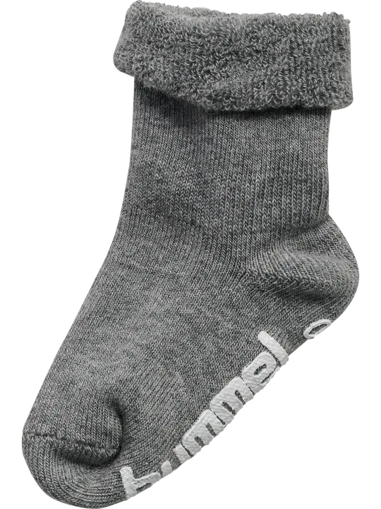 Strumpor Non Slip - Grey Melange - 18/20 | Barnkläder - Strumpor & strumpbyxor - Halkfria strumpor | BabyMode
