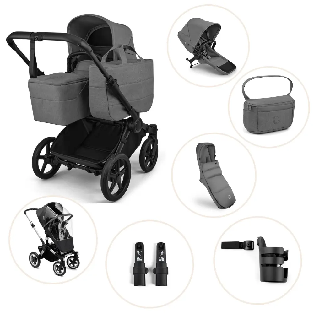 Bugaboo Donkey 6 Barnvagn Moon Grey