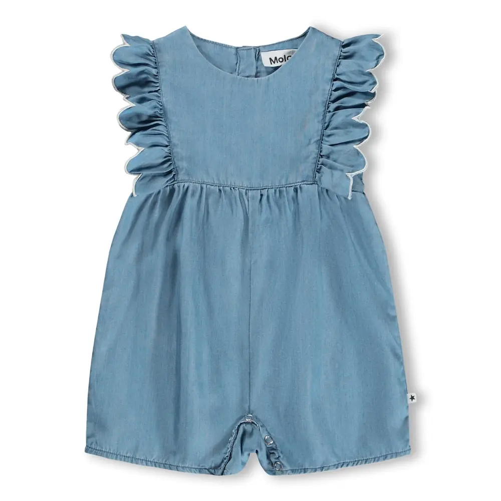 Fernanda Hängselbyxor - Washed - 56 | Barnkläder - Underdelar - Hängsel & jumpsuits | BabyMode