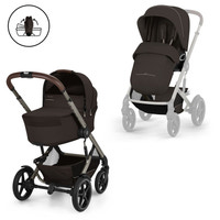 Cybex Talos S Lux Inkl. Hopfällbar Liggdel - Chocolate Brown