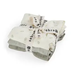 Muslinfilt 3-pack moonlight beige | Barnrum - Textilier - Muslinfiltar | BabyMode