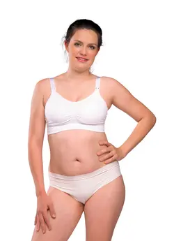 Sömlös Amnings-BH Med Inlägg - Vit | Graviditet & Amning - Amning - Amnings-BH | BabyMode