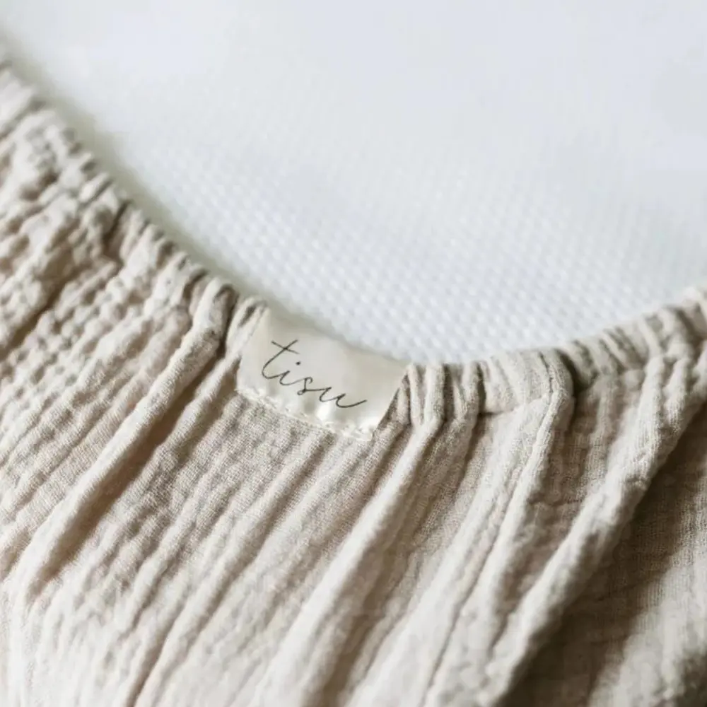 Lakan 60x120 cm - Sand | Barnrum - Textilier - Lakan & madrasskydd - Lakan för barnvagnar/vaggor | BabyMode