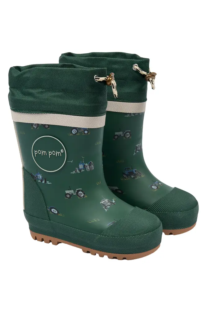 PomPom Brynn Termo Gummistövlar - Trekking Green Tractor - 31