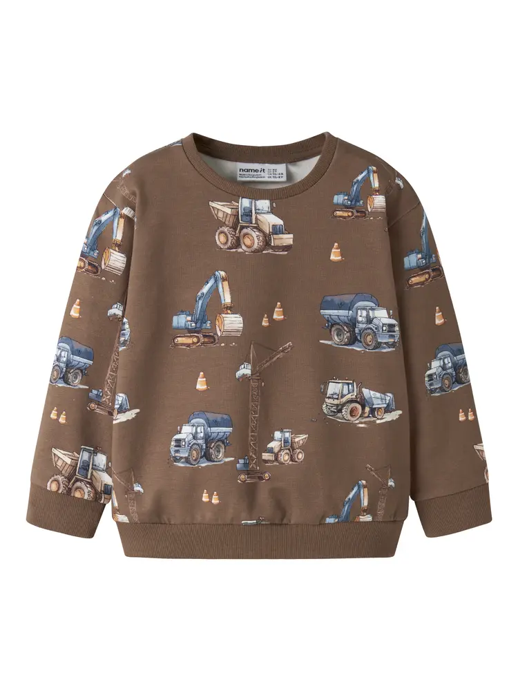 Name It Nelson Sweatshirt - Brown Lentil - 110