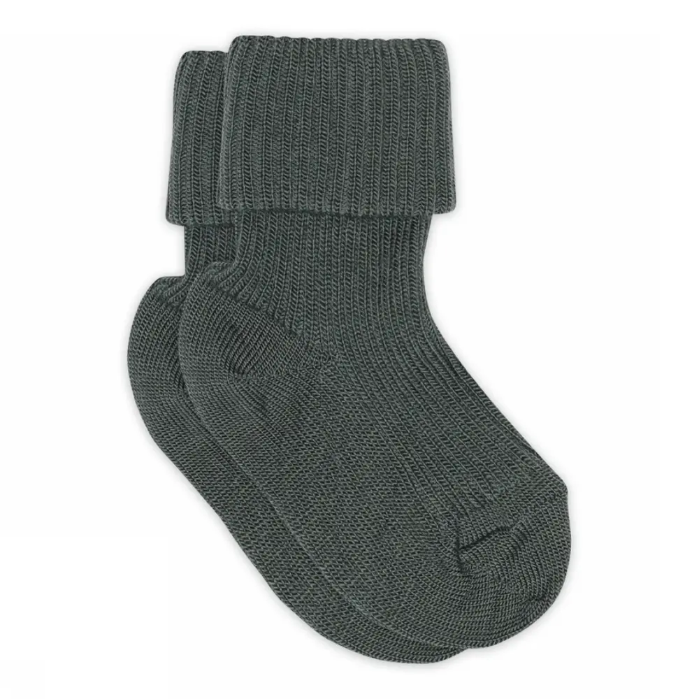 MP Denmark Ullankelstrumpor Rib - Dark Forest - 17/18