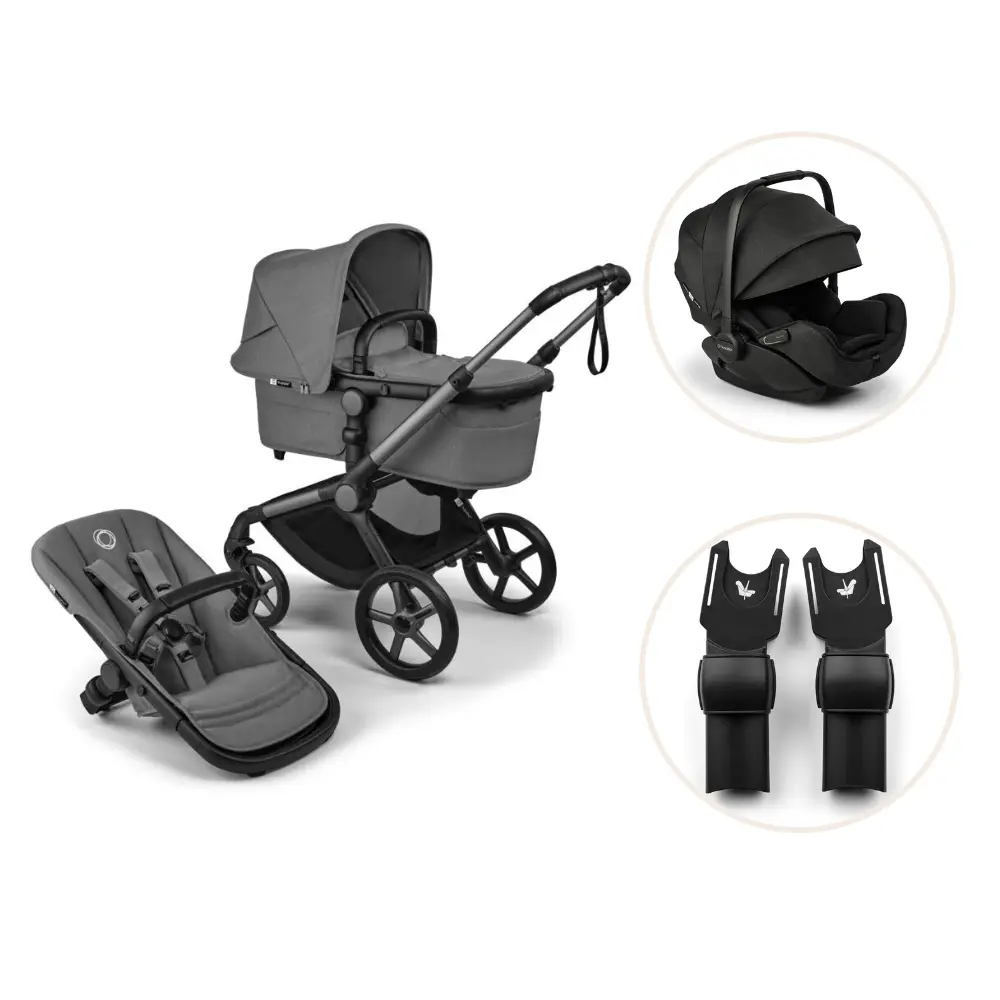 Bugaboo Fox 5 Renew Barnvagn - Moon Grey/Graphite