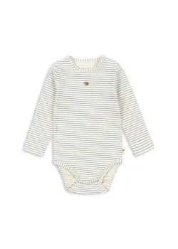 Basic Långärmad Body - Stripe Bluie | Kläder - Bodys & overaller - Långärmad body | BabyMode