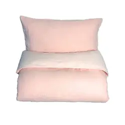 Påslakan Little Wave Spjälsäng - Light Pink | Barnrum - Textilier - Sängkläder - Sängkläder för barn | BabyMode