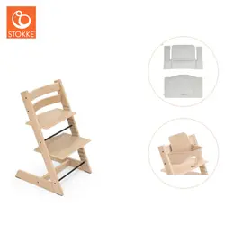 Tripp Trapp inkl. Babyset & Dyna - Oak Natural | Baby & Barn | BabyMode