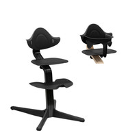 Matstol bok - Black inkl. babyset