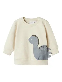 Sweatshirt Nixen - Peyote Melange | Kläder - Toppar - Koftor, västar & tröjor | BabyMode