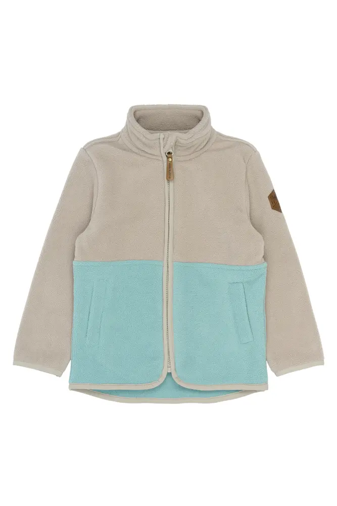 Fleecejacka - Stone Blue - 80 | Barnkläder - Ytterplagg - Softshell & fleece - Fleece | BabyMode