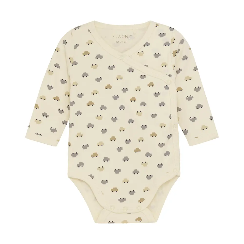 Långärmad Omlottbody - Weathervane - 62 | Barnkläder - Bodys & overaller - Långärmad body | BabyMode