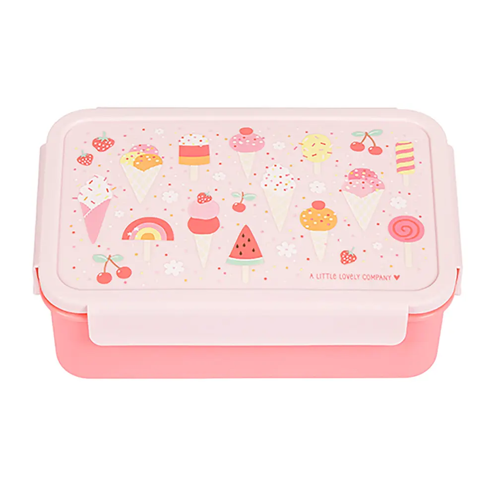 A Little Lovely Company Bento Matlåda - Ice Cream | Baby & Barn - Äta - Matlådor & vattenflaskor | BabyMode