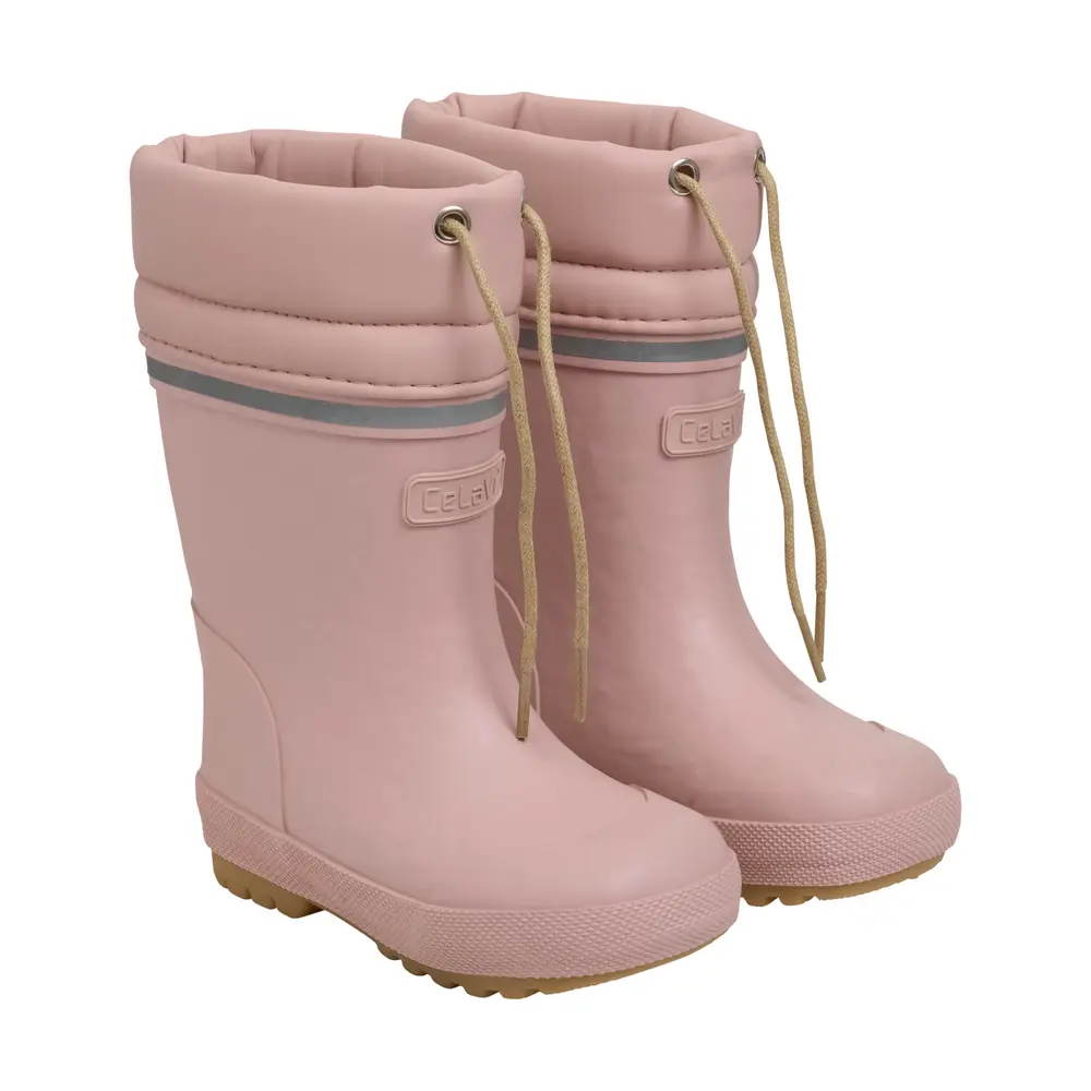 Termo Gummistövlar Ull - Misty Rose - 29 | Barnskor - Fodrade stövlar - Långa vinterstövlar | BabyMode