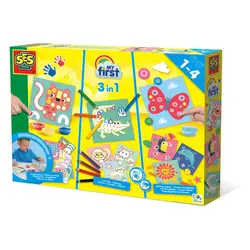Min Första - 3-i-1 Fingerfärg | Leksaker - Kreativ lek - Kreativa set | BabyMode