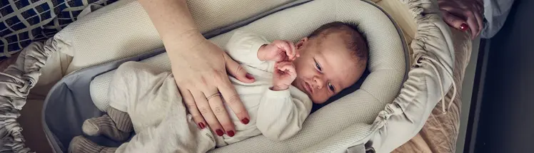 Babynest med handtag
