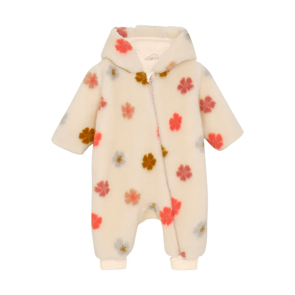 Teddyoverall Fodrad - Sandshell - 92 | Barnkläder - Ytterplagg - Barnvagnsoveraller | BabyMode