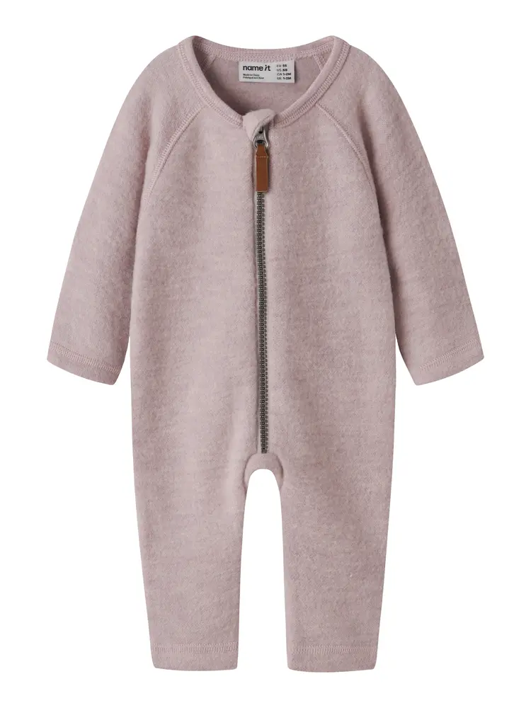 Name It Wmino Ull Jumpsuit - Violet Ice - 86