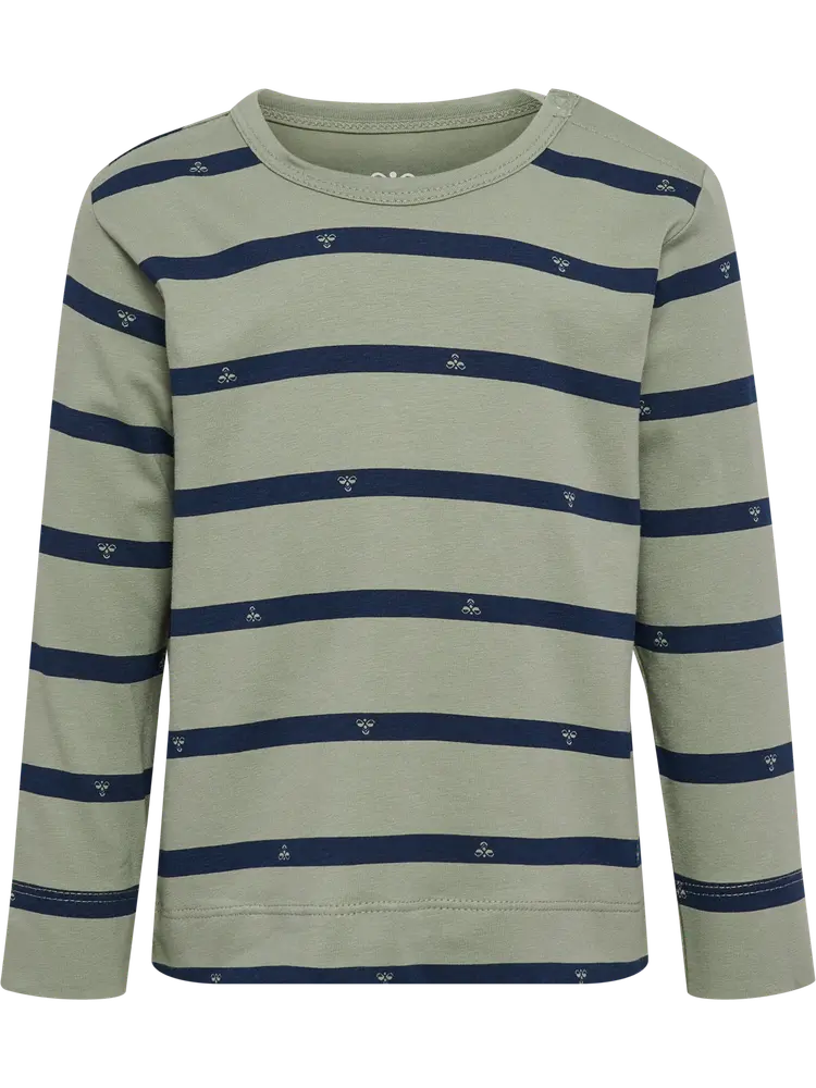 Hummel Stripy Bee Långärmad T-Shirt - Shadow - 98