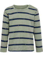 Hummel Stripy Bee Långärmad T-Shirt - Shadow