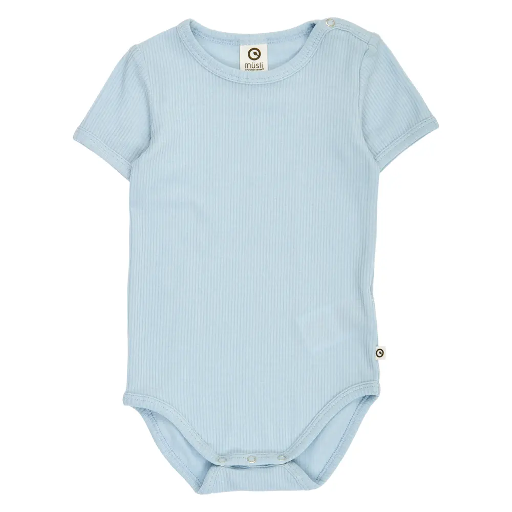 Mellow Tencel Body - Ocean - 68 | Barnkläder - Bodys & overaller - Kortärmad body | BabyMode
