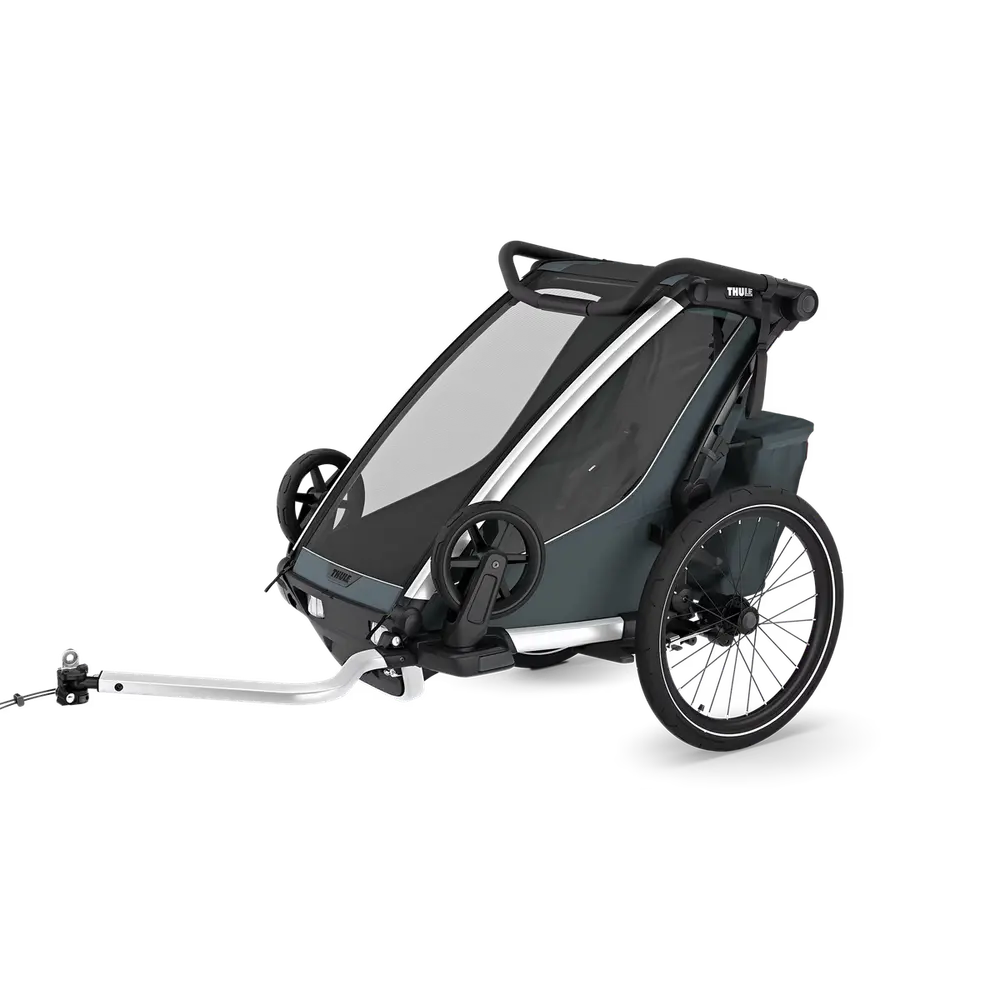 Thule Chariot Cross Gen 3 Single Cykelvagn - Dark Slate | Barnvagnar - Cykelvagnar - Cykelvagn | BabyMode