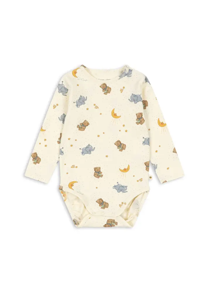 Konges Sløjd Basic Långärmad Body - Cucciolo - 12 MDR.
