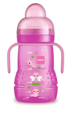 Trainer Nappflaska 220 Ml - Rosa | Baby & Barn - Äta - Träningsmuggar & flaskor | BabyMode